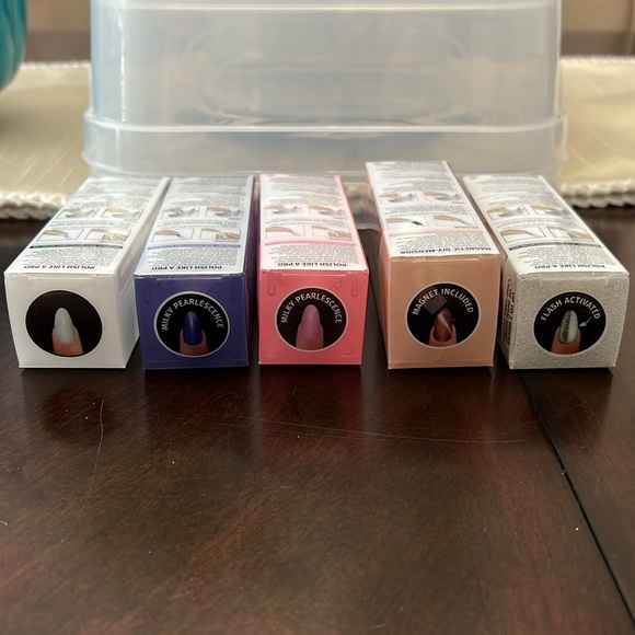 Salon Perfect UV/LED Gel Lamp + 5 Salon Gel Effect in One Step Pillow Talk - Picture 3 of 5